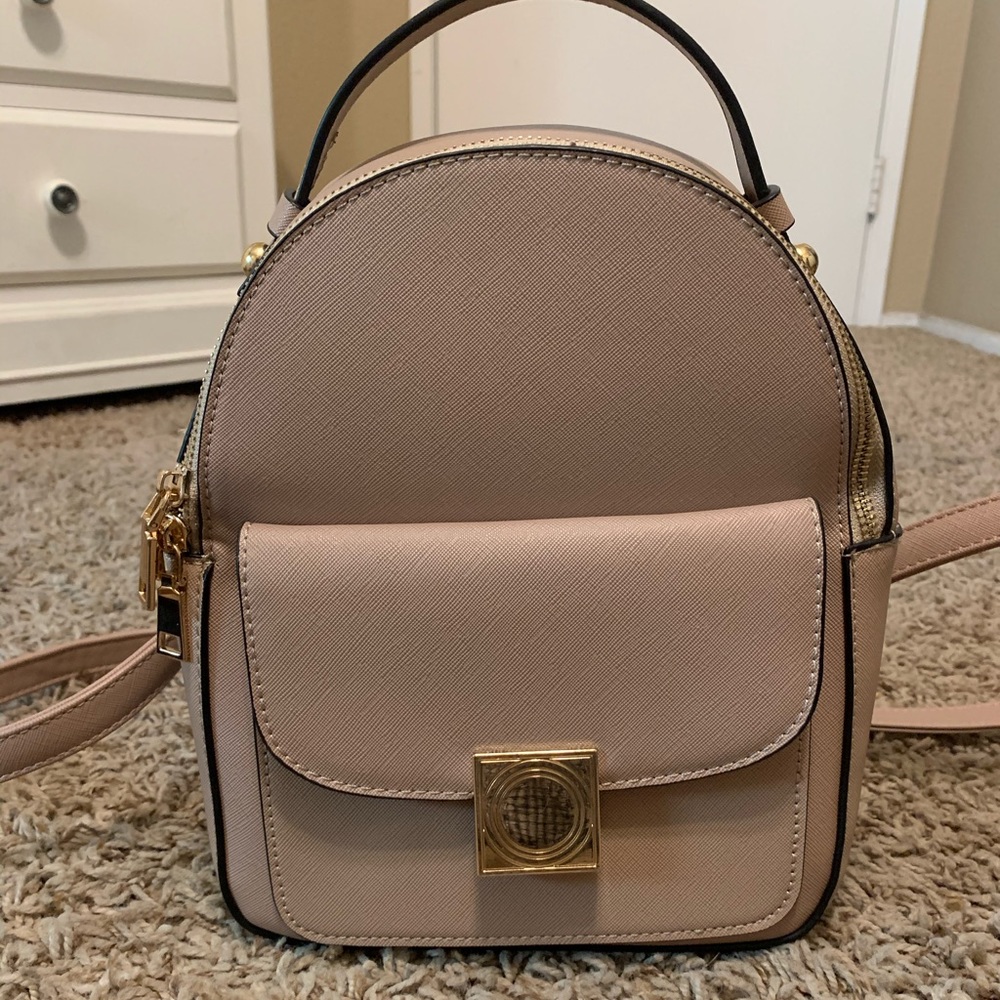 Pink mini backpack